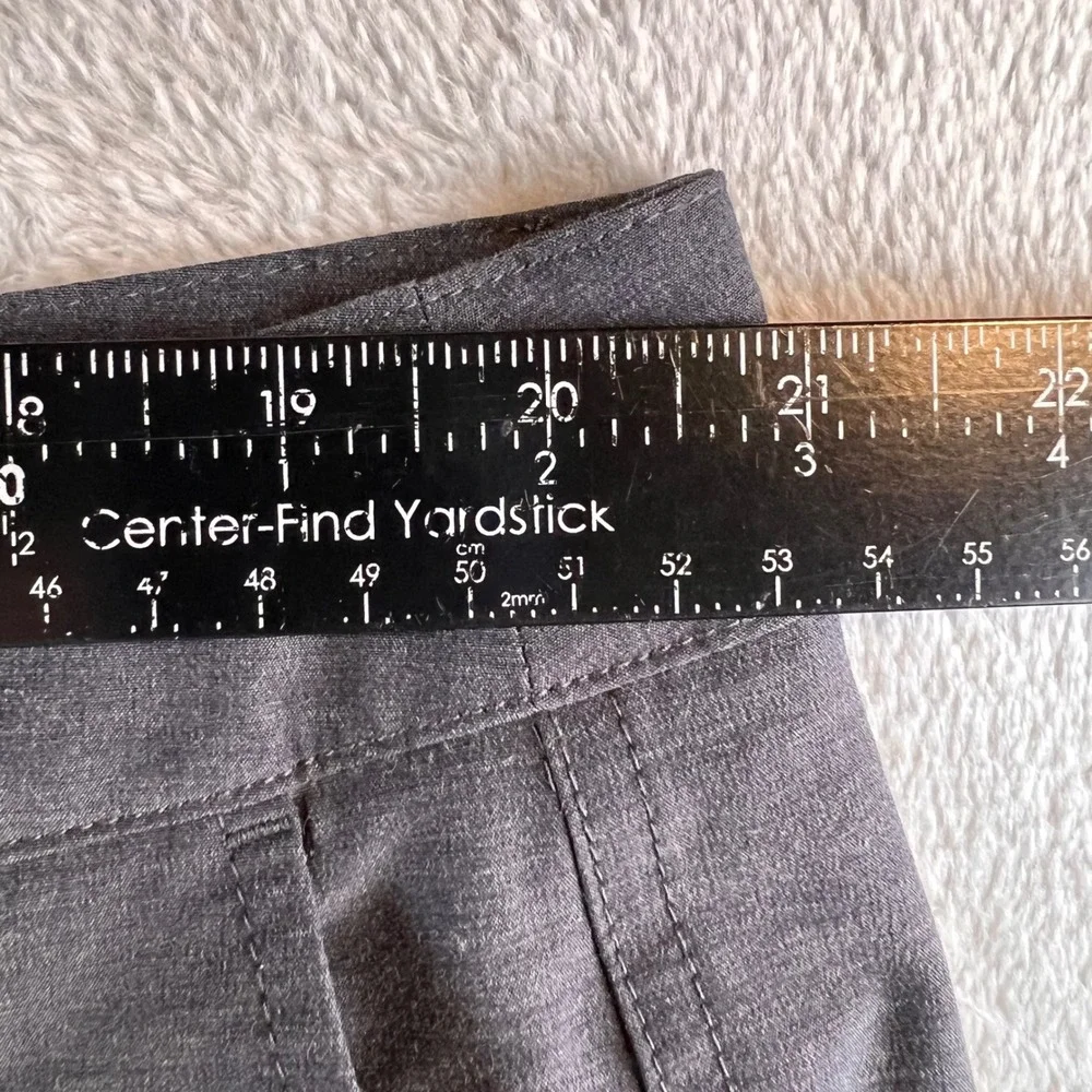 Faherty All Day Shorts Mens 40 Charcoal Gray Hybrid Stretch Boardshorts
